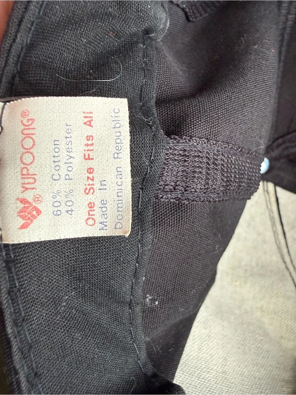 Vintage 90s McGill Turn Me On Promo Rope Hat Black Snapback Yupoong